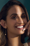 Celestia Linked Drop Golden Earrings