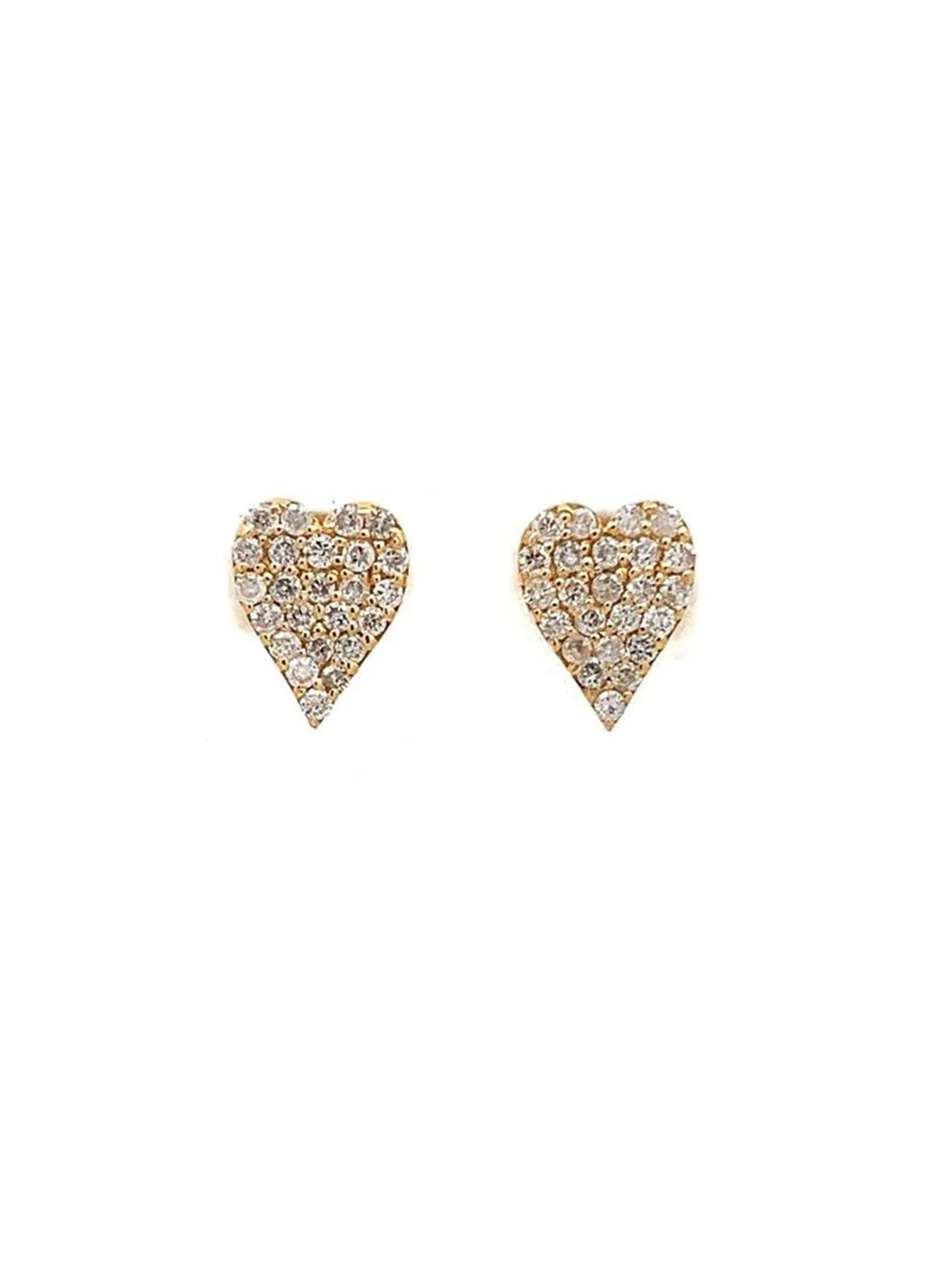Mini heart studs