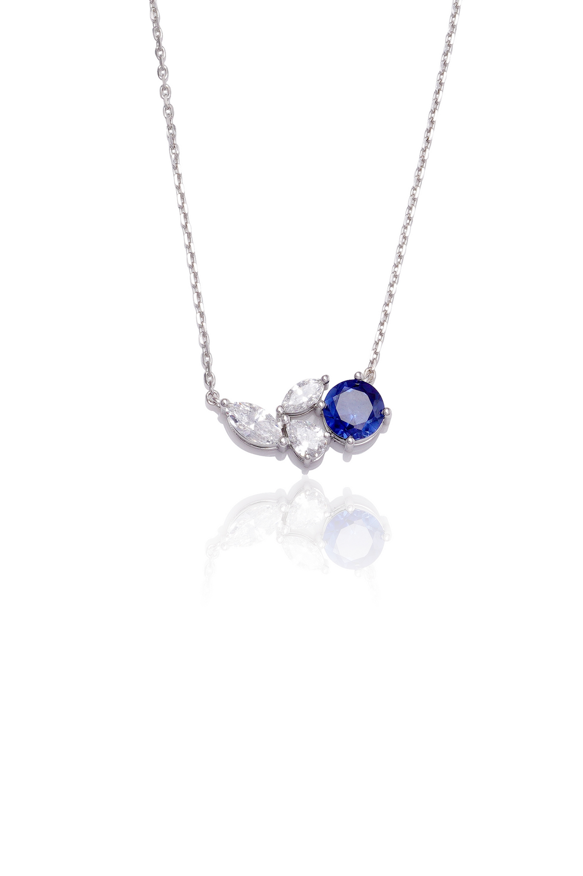 Opalina Cluster Necklace