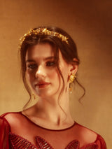 Ethereal Rose Gold Danglers