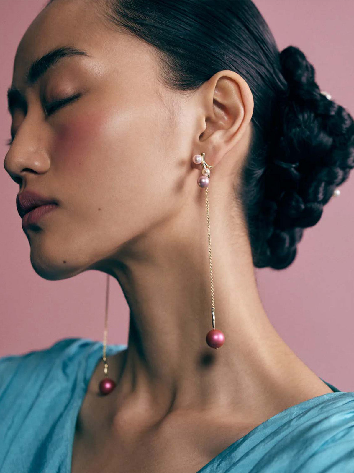 Pearl Drop Danglers