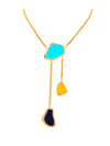 Sonali Bendre in Bright Drop Necklace
