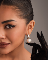 Chrome Drop Earrings