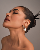 Chrome Drop Earrings