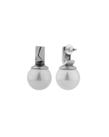 Chrome Drop Earrings