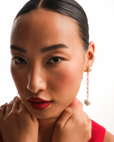 Pearl Trail Drop Earrings