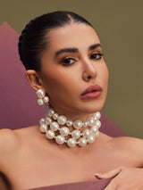 Trio Pearl Studs