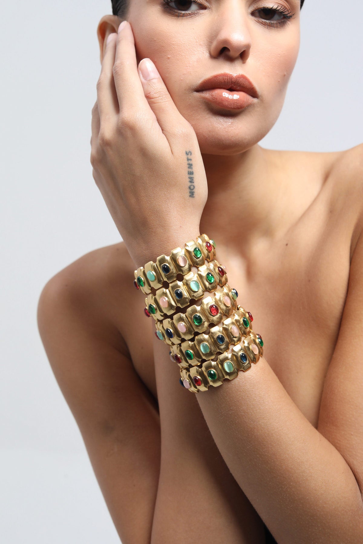Byzantine Jewel Statement Bangles