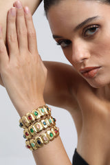 Byzantine Jewel Statement Bangles