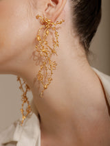 Fern Gold Earrings