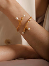 Pearl Twig Bracelet