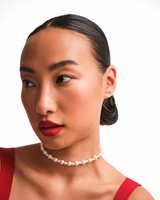 Delicate Skip Pearl Necklace