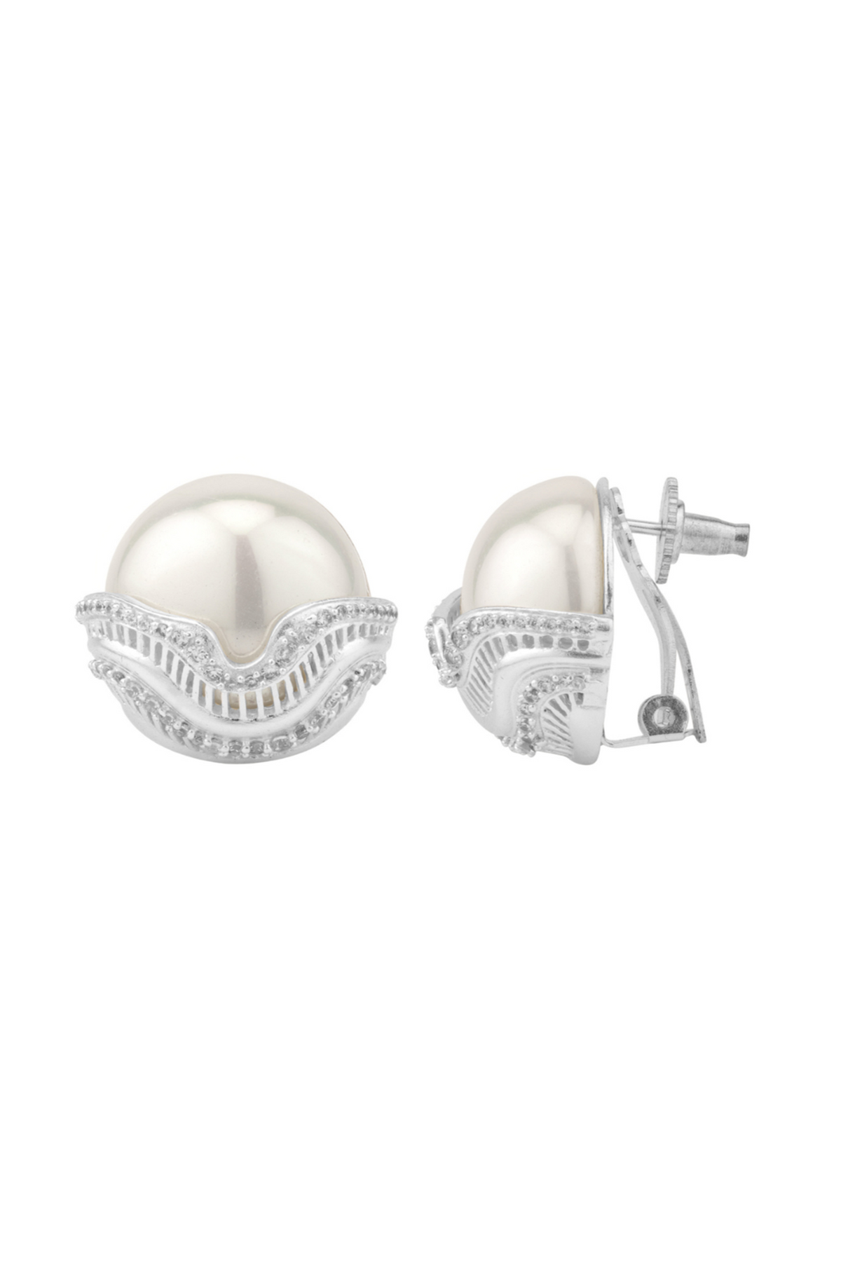 Prism Pearl Stud Earrings