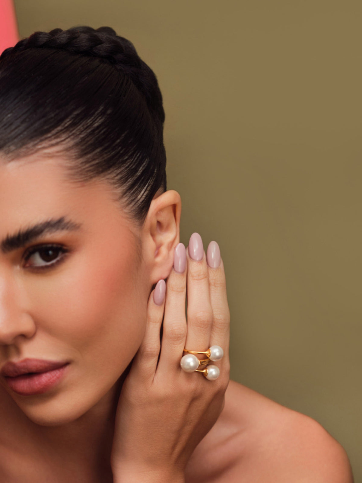Trio Pearl Ring