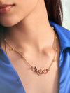 Tri Floral Necklace