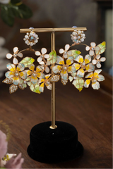 Petal Dew Drop Earrings
