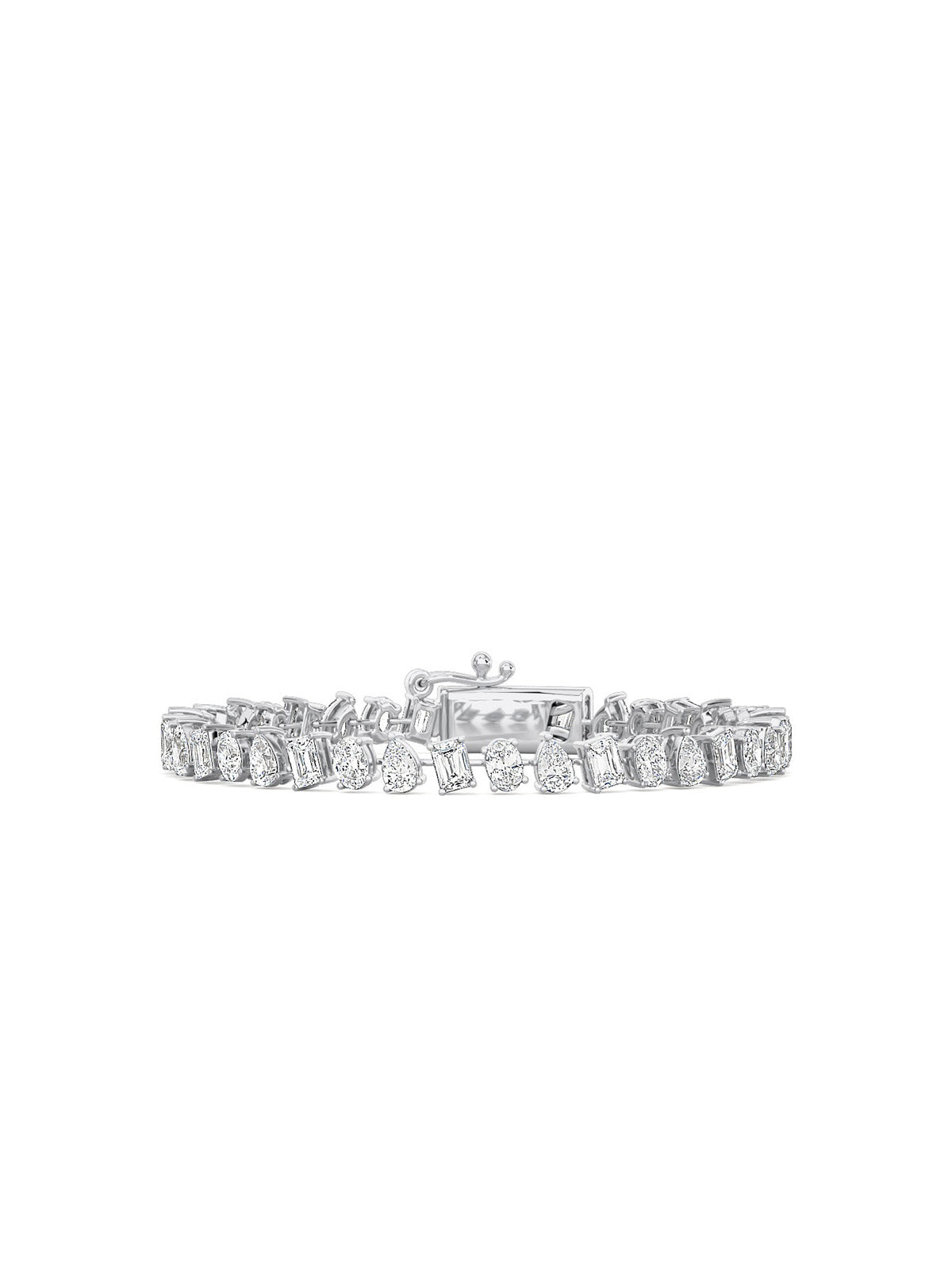 Multi-Shape Diamond Bracelet