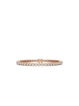 Round Bezel Tennis Bracelet