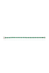 Emerald Cut Gemstone Tennis Bracelet