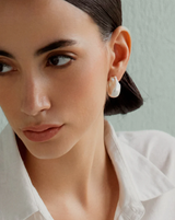 Natural Baroque Pearl Studs