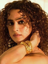 Sanya Malhotra in Beaten Gold Bangle