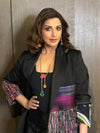 Sonali Bendre in Bright Drop Necklace