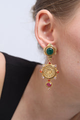 Imperial Medallion Earrings