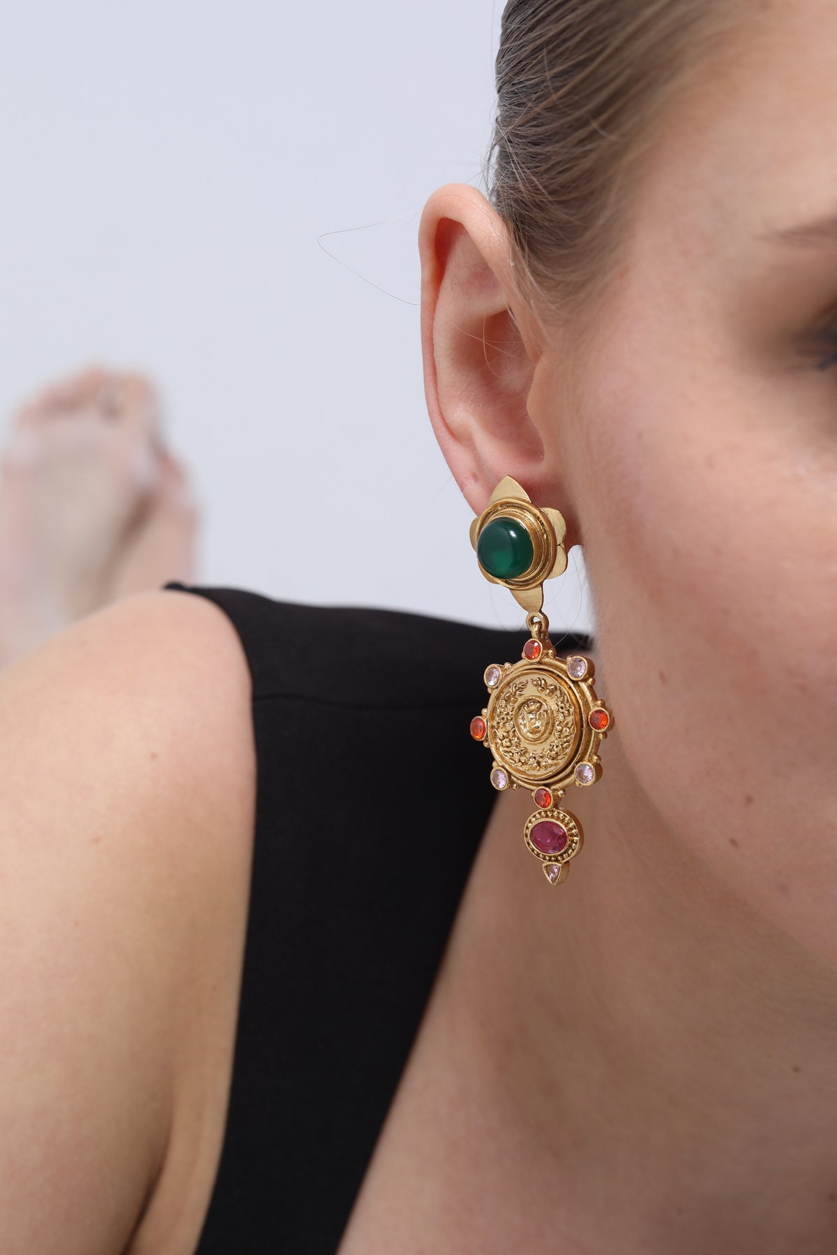 Imperial Medallion Earrings