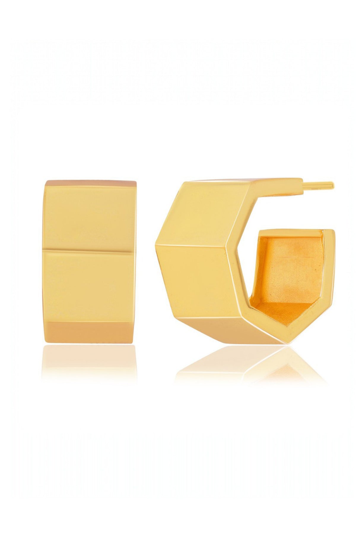 Cayla Chunky Hoop Earrings