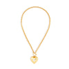 Pillowy Heart Shaped Pendant
