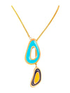 Mauni Roy in Circular Drop Necklace