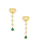 Heart Drop Danglers