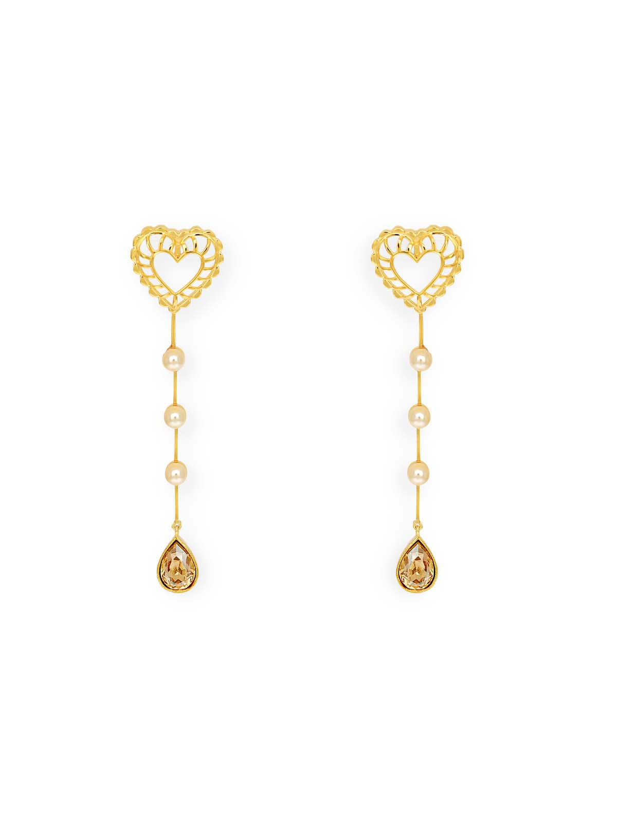 Heart Drop Danglers