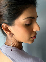 Aditi Rao Hydari in Heart Drop Danglers