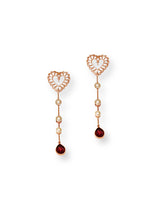 Heart Drop Danglers