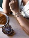 Beaten Link Bangle