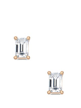 Emerald Cut Studs
