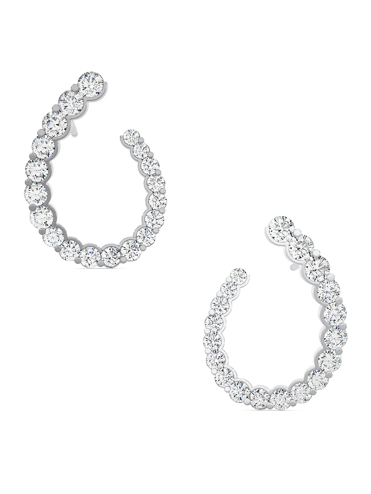 Graduating Diamond Earrings
