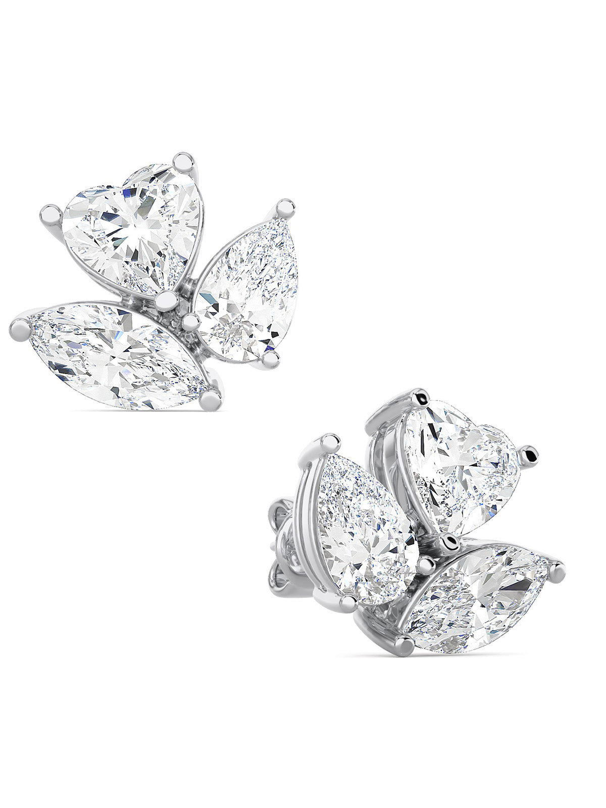 Sparkling Petal Earrings