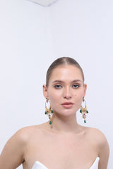 Regal Jade Dangle Earrings