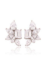 Elegant Cluster Stud Earrings