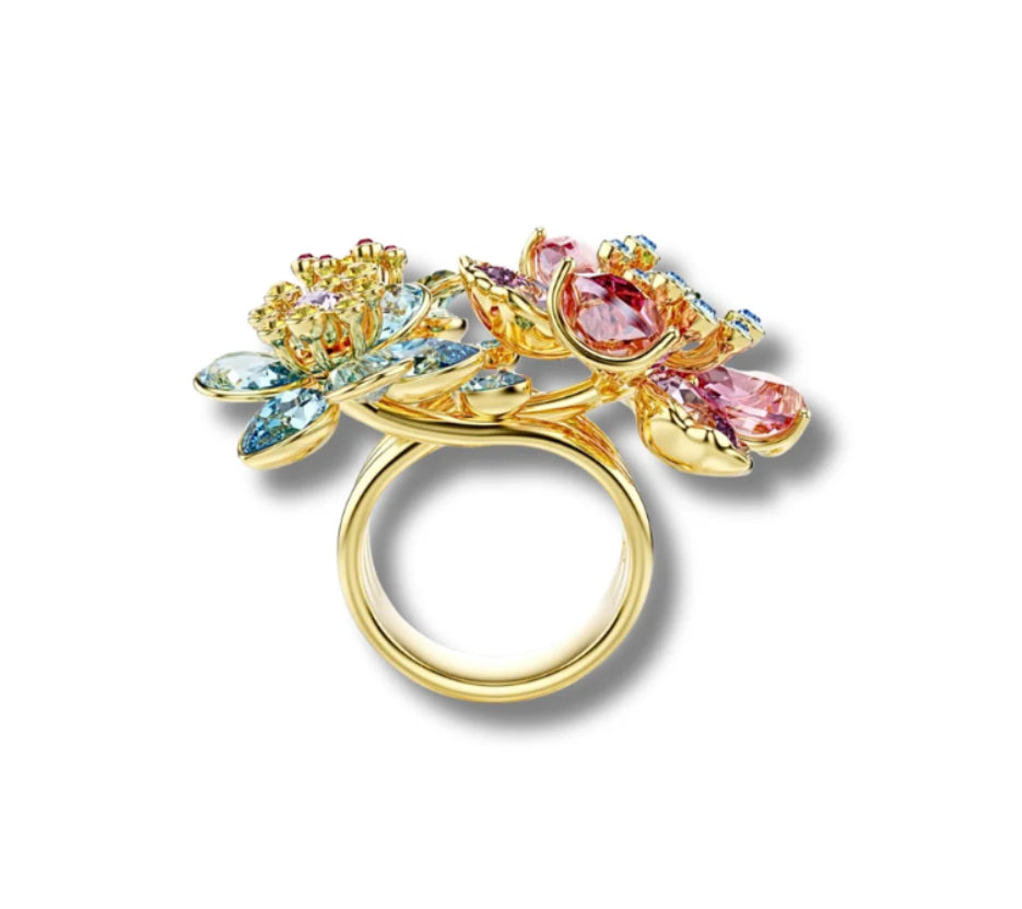 Sunlit Petal Garden Ring