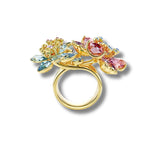 Sunlit Petal Garden Ring