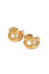 Orb Clasp Cuff Earrings