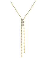 Dropform Gold Pendant Necklace