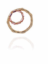 Sunny Leone In Crystal Double Hoops