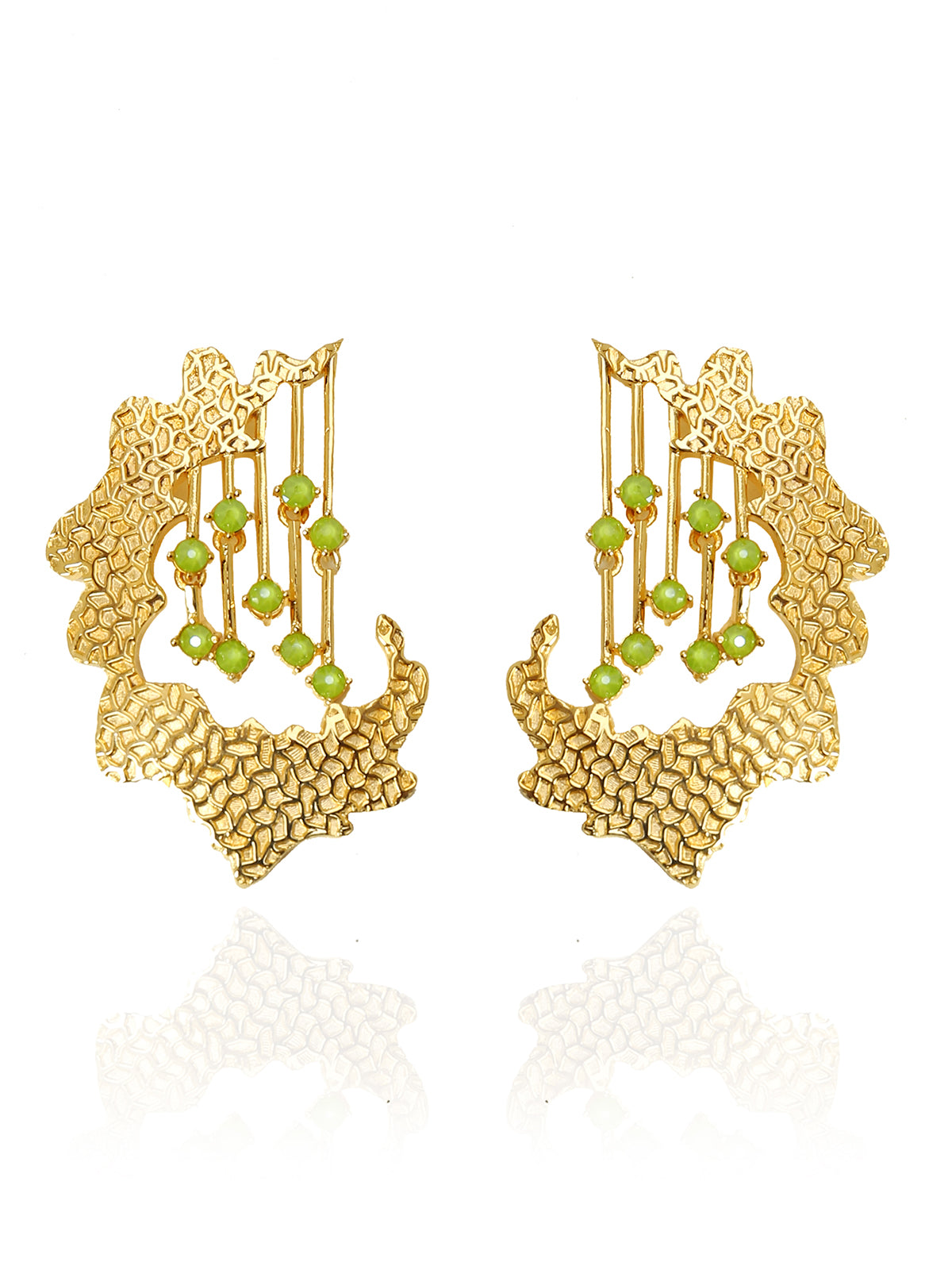 Moon Dangler Hoops