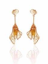 Crystal Butterfly Danglers