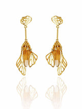 Crystal Butterfly Danglers