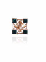Square Crystal Studs
